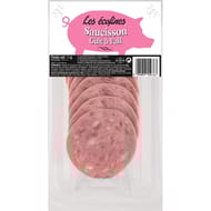 Ecofines saucisson cuit à l'ail tranché 75g