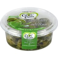 Olives vertes dénoyautées à l'ail des ours premium 150g