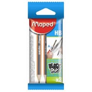 Maped crayon graphite mini blackpeps hb x3