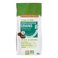 Ethiquable café grains Equateur bio 1kg
