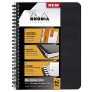 Rhodia cahier reliureintégrale + memo 16x21cm 160 pages 5x5