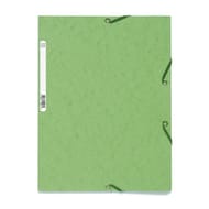 Exacompta chemise à élastqiue 3 rabats carte lustrée vert tilleul