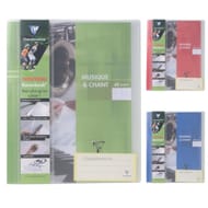 Clairefontaine koverbook cahier musique chant 17x22cm 48 pages