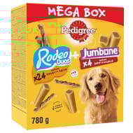 Pedigree friandises pour chien mega box mix rodeo duos jumbone 780g