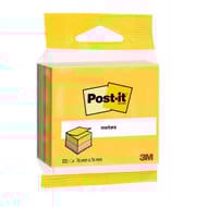 Notes post-it cube de notes ultra yellow 325 feuilles 7.6x7.6 cm