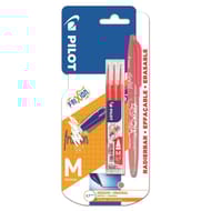 Roller frixion ball effaçable corail + 3 recharges