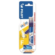 Pilot Etui 3 recharges frixion ball / clicker fin bleu