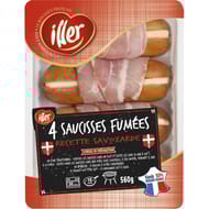 Cervelas Alsacien recette savoyarde x4 560g Iller