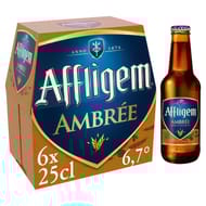 Affligem ambrée bière 6x25cl 6.7%vol