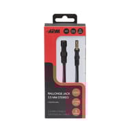 Apm rallonge jack 3.5mm stéréo mâle/femelle 5m 418014