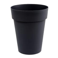 Vase Toscane mi-haut diamètre 44 cm gris anthracite