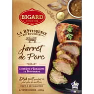 Jarret de porc cuit et son jus echalote moutarde 460g Bigard