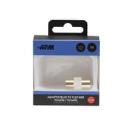 Apm adaptateur coaxial femelle/femelle 9.52mm