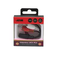 Apm adaptateur jack 3.5mm / 2 rca stéréo femelle/male 419008