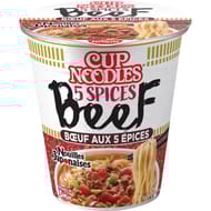 Nissin nouilles cup boeuf 5 épices 8*64g