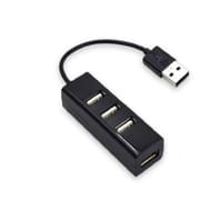 Apm hub usb 2.0 auto-alimenté usb-a/4 usb-a m/f noir 570324