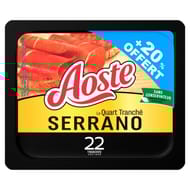 Aoste 1/4 jambon cru serrano + 20% offert 264g