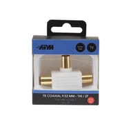Apm Adaptateur te coaxial 9.52mm (1mâle+2femelles)
