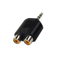 Apm adaptateur jack 3.5mm /2 rca stéréo male/femelle 422024