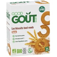 Good goût biscuits tout ronds cacao bio 80g