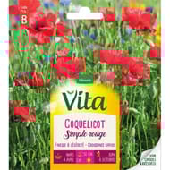Vita Vilmorin coquelicot simple rouge