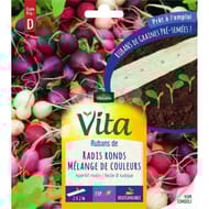 Vita Vilmorin ruban radis ronds mix 2x2m