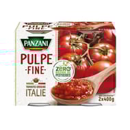 Pulpe fine zéro residu de pesticide 2x400g
