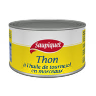 Saupiquet thon en morceau à l'huile 400g