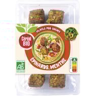 Céréal bio falafels pois chiche épinards 180g