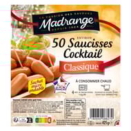 Madrange saucisses cocktail classique x50 425g