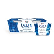 Delta yaourt grec 10% matière grasse 2x150g