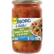 Bjorg mijoté courgettes tomates et ail des ours bio 630g