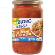 Bjorg mijoté de légumes et lait de coco bio 630g