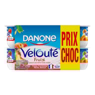 Velouté fruix aux fruits mixés panaché 16x125g prix choc