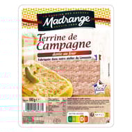 Madrange terrine de campagne dorée au four 180g