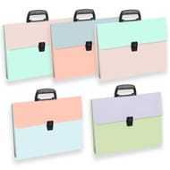 Exacompta trieur familial 13 compartiment polypro blush 210x297