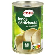 Cora fonds artichauts boîte 210g