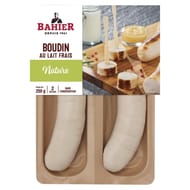 Bahier boudin blanc nature x2 250g