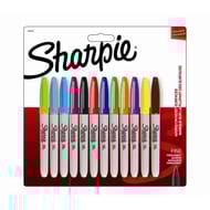 Sharpie marqueur pointe fine assorti x12