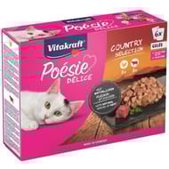 Vitakraft multipack poésie Délice gelée viande 510g