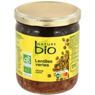 Nature bio lentilles vertes bio 265g