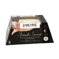 Labeyrie bloc de foie gras de canard morceaux au Monbazillac et fleur de sel barquette 260g