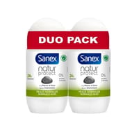 Sanex deodorant roll-on nature protect peaux normales 2x50ml
