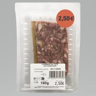 Fromage de tête aux cornichons 1 trranche 180g