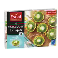 Escal 12 noix de St-Jacques à croquer 160g