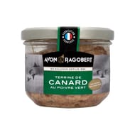 Avon et Ragobert terrine de canard au poivre vert verrine 180g