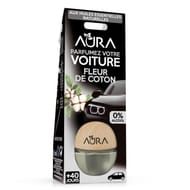 Aura diffuseur coupole voiture fleur de coton 0% alcool 5ml