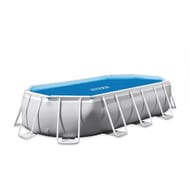 Bâche à bulles renforcée pour piscine ovale 5m03x2m74