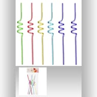 Pailles tourbillons x6