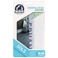 Elephant serpillére gauffrée classique 58x50cm
